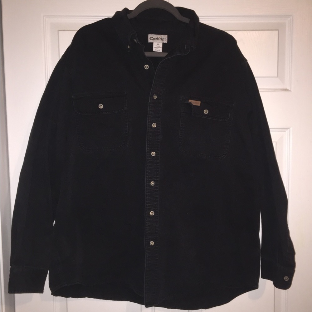 Black Carhartt button up